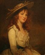 George Romney Portrait of Miss Constable oil painting artist